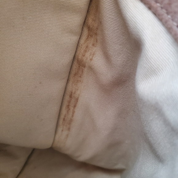 TORY BURCH WOOL LARGE TOTE.ELLA BROWN WITH GOLD ACCENTS. - Picture 6 of 15